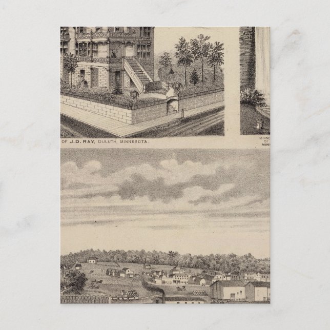 Cartão Postal Condado de Moorhead Clay, Minnesota (Frente)