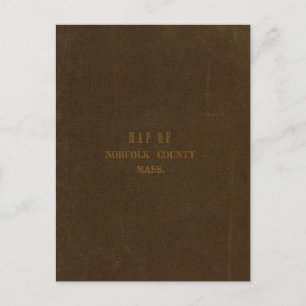 Cartão Postal Condado de Norfolk, Massachusetts