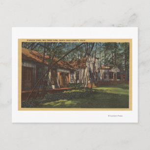 Cartão Postal Condado de papais noeis Cruz, CA - Cidade Pioneira