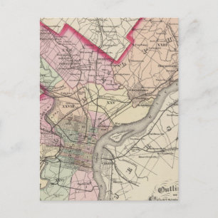 Cartão Postal Condado de Philadelphia