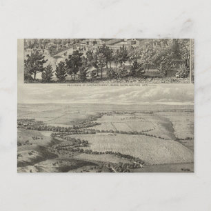 Cartão Postal Condado de Ranche Chase de Morse, Kansas