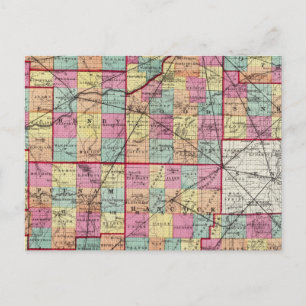 Cartão Postal condados de Ohio