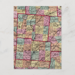 Cartão Postal condados de Ohio 2