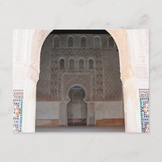 Cartão Postal Condecoração de Ben Youssef Medersa