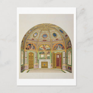 Cartão Postal Condecoração de Fresco na Câmara de Verão de B