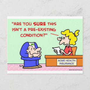 Cartão Postal condição pré-existente