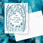 Cartão Postal CONDOLÊNCIAS Porquê de esboço branco floral<br><div class="desc">Um belo desenho de videiras de flor silvestre para enviar condolências a alguém. Clique em "personalizar" para editar o texto e "editar usando a ferramenta design" para ajustar as fontes, cores e posicionamentos. Você também pode alterar a cor de fundo ou verificar meu compro para obter mais opções de cor....</div>