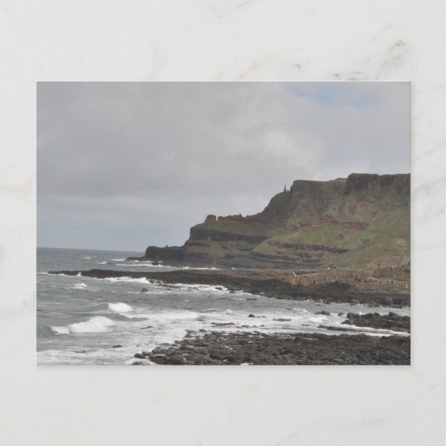 Cartão Postal Condução da costa ocidental da Irlanda: Via Atlânt (Frente)