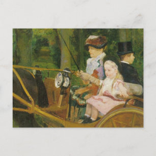 Cartão Postal Condução de mulheres e crianças, Mary Cassatt