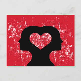 Cartão Postal Conectado com amor