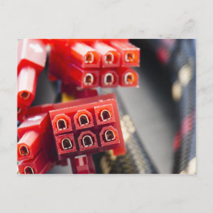 Cartão Postal Conector do cabo do computador