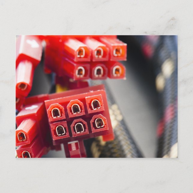 Cartão Postal Conector do cabo do computador (Frente)