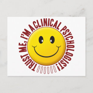 Cartão Postal Confiança de psicólogos clínicos