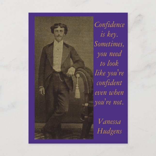 Cartão Postal Confiança é a chave (Frente)