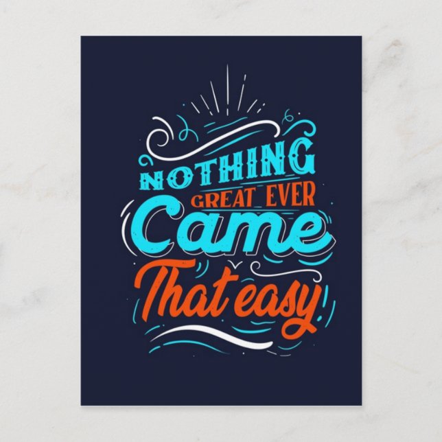 Cartão Postal confiante (Frente)