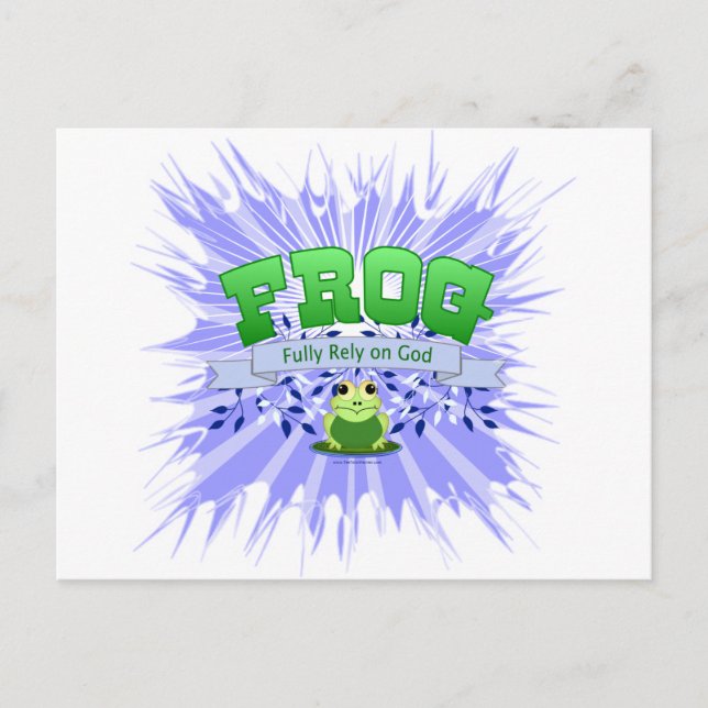 Cartão Postal Confie em Deus (Frente)