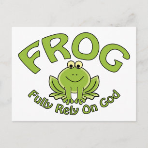 Cartão Postal Confie em Deus