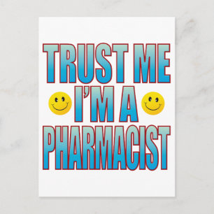 Cartão Postal Confie em mim Farmacêutico Life B