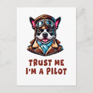 Cartão Postal Confie em Mim, Sou um Piloto
