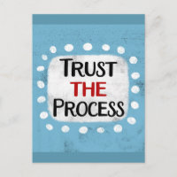 Cartão Postal Confie no Processo