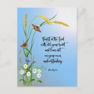 Cartão Postal Confie no Senhor com todo o seu coração