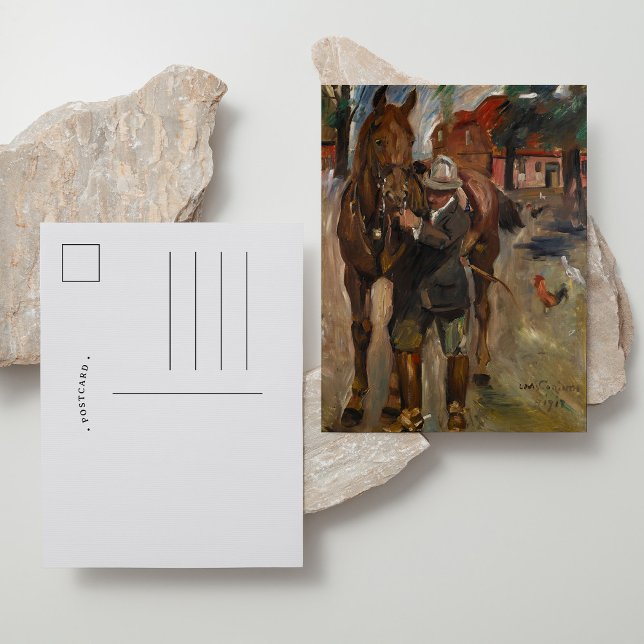 Cartão Postal Configurando para um Passeio | Lovis Corinth (Criador carregado)