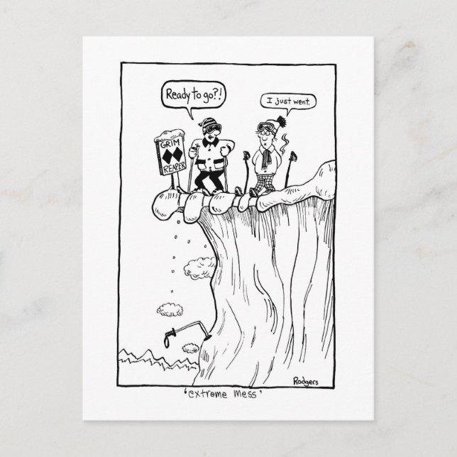 Cartão Postal confusão extrema (Frente)