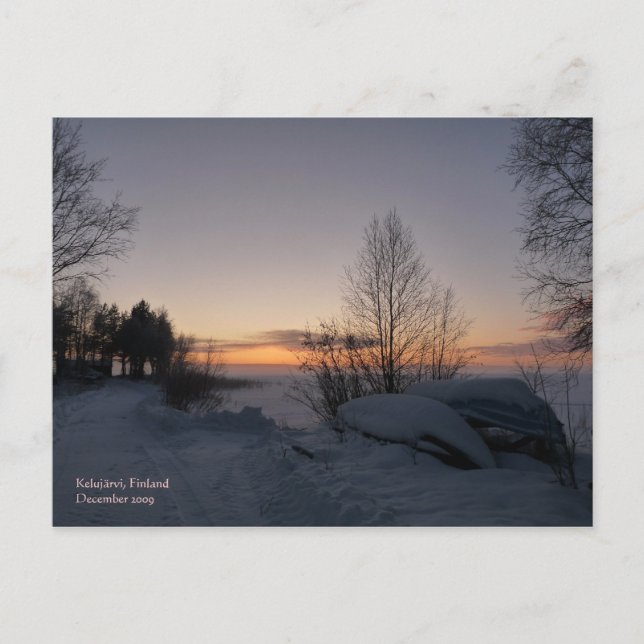 Cartão postal congelado (Frente)