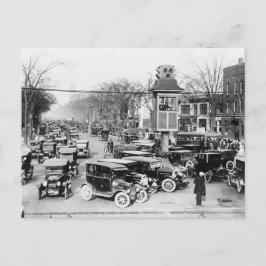 Cartão Postal Congestionamento de Tráfego de Detroit