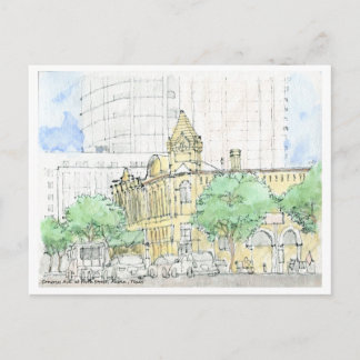 Cartão Postal Congresso Ave. na rua Forth, Austin, Texas