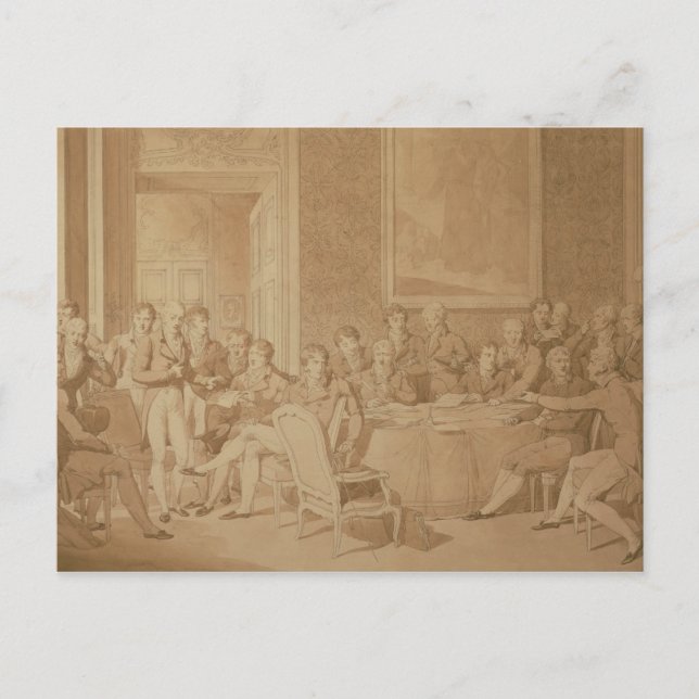 Cartão Postal Congresso de Viena, 1815 (Frente)