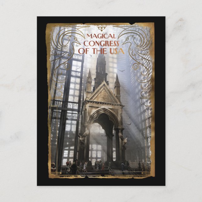 Cartão Postal Congresso Mágico dos EUA (Frente)