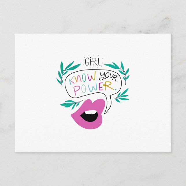 Cartão Postal Conheça seu poder (Frente)
