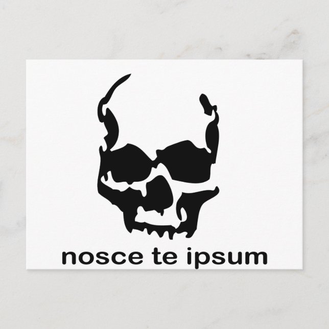 Cartão Postal conhece-te (Frente)