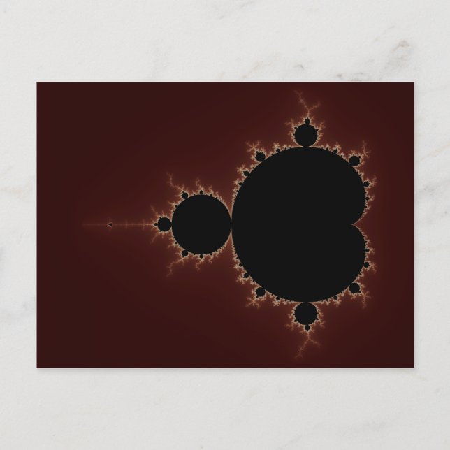 Cartão Postal Conjunto de Mandelbrot 08 - Fractal (Frente)