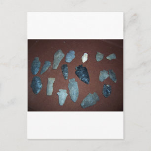 Cartão Postal Conjunto de Pontas de Arroque Indianas