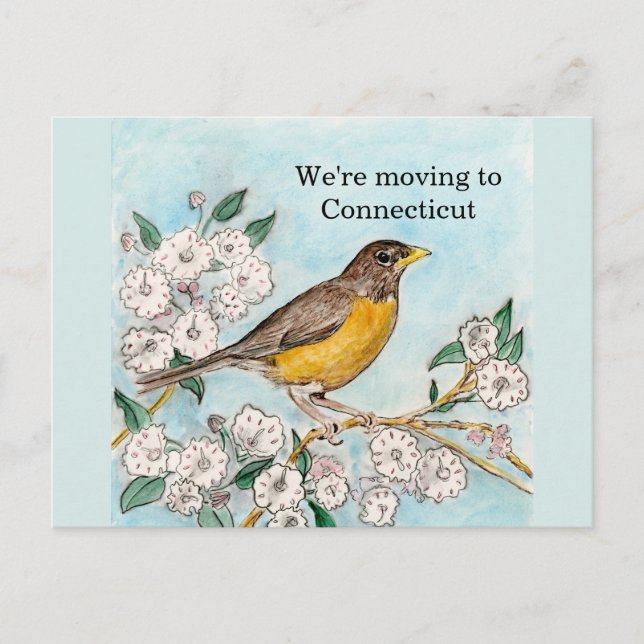 Cartão Postal Connecticut (Frente)