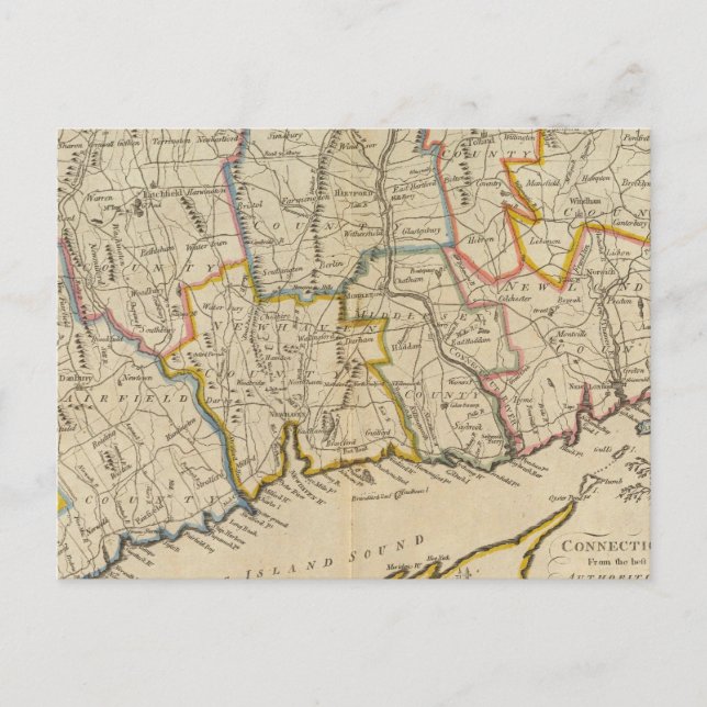 Cartão Postal Connecticut 10 (Frente)