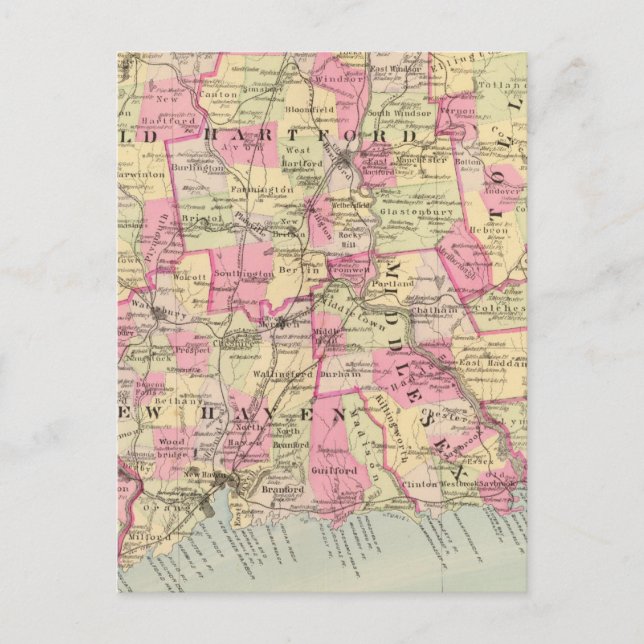 Cartão Postal Connecticut 12 (Frente)