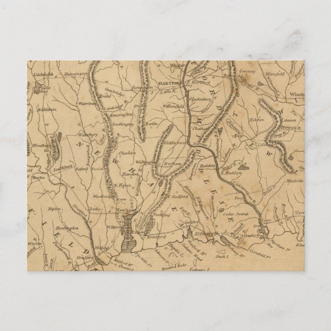 Cartão Postal Connecticut 12 (Frente)