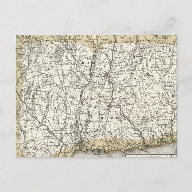 Cartão Postal Connecticut 16 (Frente)