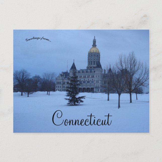 Cartão Postal Connecticut State Capitol Hartford Connecticut (Frente)