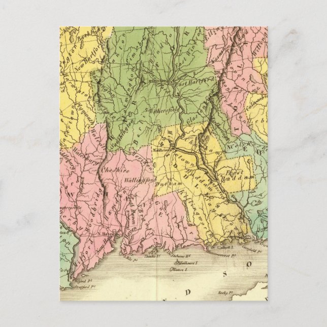 Cartão Postal Connecticut US (Frente)