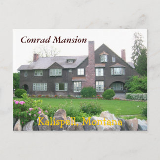 Cartão Postal Conrad Mansion, Kalispell Montana