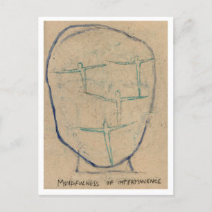 Cartão Postal Consciência da impermanência.