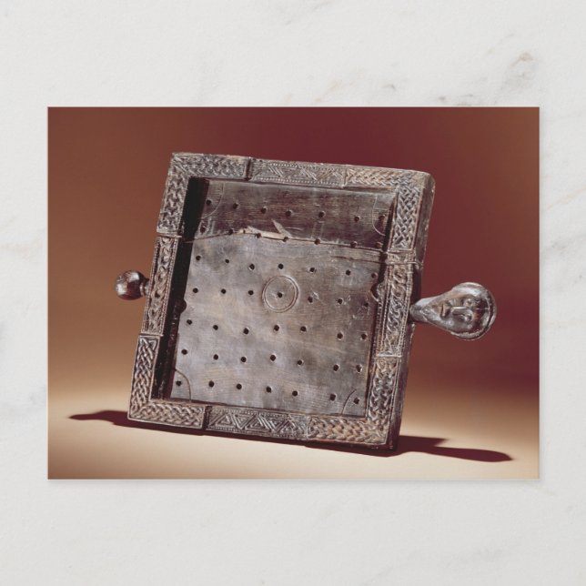 Cartão Postal Conselho de jogos de madeira, Ballinderry, Condado (Frente)