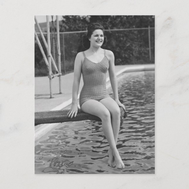 Cartão Postal Conselho de mergulho (Frente)