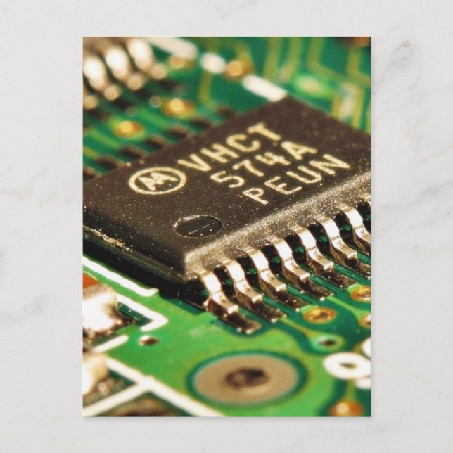 Cartão Postal Conselhos de circuitos de chipsets de computador (Frente)