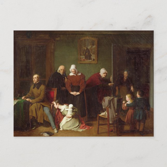 Cartão Postal Consequências da Sedução, 1824 (Frente)
