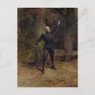 Cartão Postal Constante Coquelin como Cyrano de Bergerac